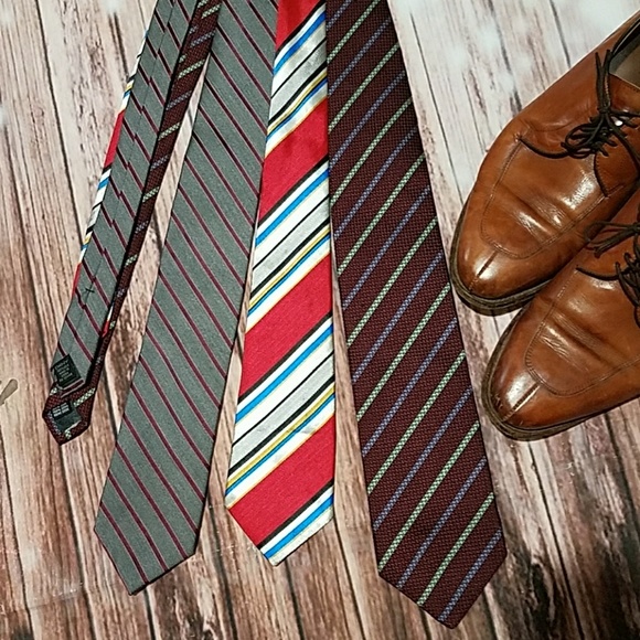 Dkny Other - 🔖DKNY & Vince Rosso +1 more Silk Tie Bundle